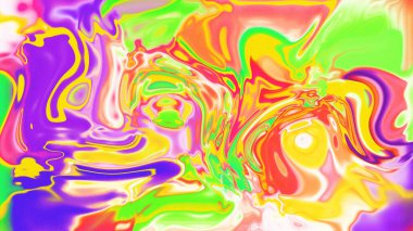 Organik Akış ile Akışkan Mermer Doku, Dalgalı Yapısı ile Soyut Sıvı Desen, Yumuşak Dönüşümlü Erimiş Yüzey Tasarımı, Mermer Efektli Psikedelik Girdap Dokuları