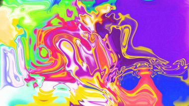 Organik Akış ile Akışkan Mermer Doku, Dalgalı Yapısı ile Soyut Sıvı Desen, Yumuşak Dönüşümlü Erimiş Yüzey Tasarımı, Mermer Efektli Psikedelik Girdap Dokuları