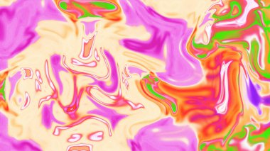 Organik Akış ile Akışkan Mermer Doku, Dalgalı Yapısı ile Soyut Sıvı Desen, Yumuşak Dönüşümlü Erimiş Yüzey Tasarımı, Mermer Efektli Psikedelik Girdap Dokuları