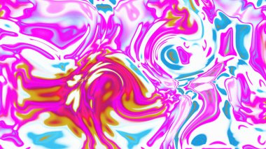 Organik Akış ile Akışkan Mermer Doku, Dalgalı Yapısı ile Soyut Sıvı Desen, Yumuşak Dönüşümlü Erimiş Yüzey Tasarımı, Mermer Efektli Psikedelik Girdap Dokuları