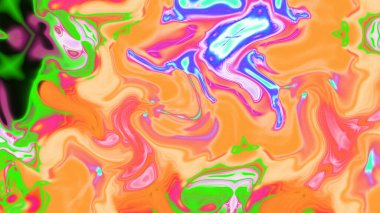 Organik Akış ile Akışkan Mermer Doku, Dalgalı Yapısı ile Soyut Sıvı Desen, Yumuşak Dönüşümlü Erimiş Yüzey Tasarımı, Mermer Efektli Psikedelik Girdap Dokuları