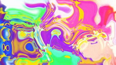 Organik Akış ile Akışkan Mermer Doku, Dalgalı Yapısı ile Soyut Sıvı Desen, Yumuşak Dönüşümlü Erimiş Yüzey Tasarımı, Mermer Efektli Psikedelik Girdap Dokuları