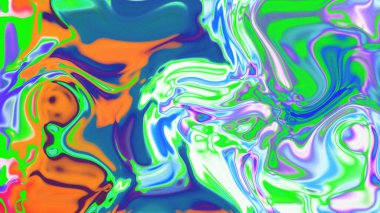 Organik Akış ile Akışkan Mermer Doku, Dalgalı Yapısı ile Soyut Sıvı Desen, Yumuşak Dönüşümlü Erimiş Yüzey Tasarımı, Mermer Efektli Psikedelik Girdap Dokuları