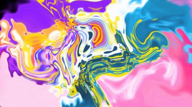 Organik Akış ile Akışkan Mermer Doku, Dalgalı Yapısı ile Soyut Sıvı Desen, Yumuşak Dönüşümlü Erimiş Yüzey Tasarımı, Mermer Efektli Psikedelik Girdap Dokuları