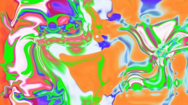 Organik Akış ile Akışkan Mermer Doku, Dalgalı Yapısı ile Soyut Sıvı Desen, Yumuşak Dönüşümlü Erimiş Yüzey Tasarımı, Mermer Efektli Psikedelik Girdap Dokuları