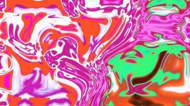 Organik Akış ile Akışkan Mermer Doku, Dalgalı Yapısı ile Soyut Sıvı Desen, Yumuşak Dönüşümlü Erimiş Yüzey Tasarımı, Mermer Efektli Psikedelik Girdap Dokuları