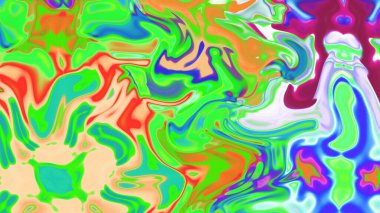 Organik Akış ile Akışkan Mermer Doku, Dalgalı Yapısı ile Soyut Sıvı Desen, Yumuşak Dönüşümlü Erimiş Yüzey Tasarımı, Mermer Efektli Psikedelik Girdap Dokuları