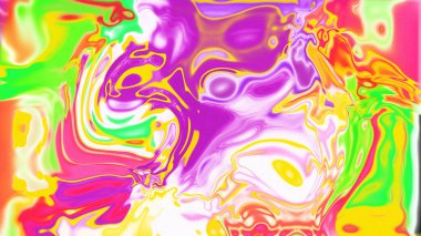 Organik Akış ile Akışkan Mermer Doku, Dalgalı Yapısı ile Soyut Sıvı Desen, Yumuşak Dönüşümlü Erimiş Yüzey Tasarımı, Mermer Efektli Psikedelik Girdap Dokuları