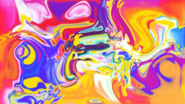 Organik Akış ile Akışkan Mermer Doku, Dalgalı Yapısı ile Soyut Sıvı Desen, Yumuşak Dönüşümlü Erimiş Yüzey Tasarımı, Mermer Efektli Psikedelik Girdap Dokuları