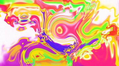 Organik Akış ile Akışkan Mermer Doku, Dalgalı Yapısı ile Soyut Sıvı Desen, Yumuşak Dönüşümlü Erimiş Yüzey Tasarımı, Mermer Efektli Psikedelik Girdap Dokuları