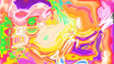 Organik Akış ile Akışkan Mermer Doku, Dalgalı Yapısı ile Soyut Sıvı Desen, Yumuşak Dönüşümlü Erimiş Yüzey Tasarımı, Mermer Efektli Psikedelik Girdap Dokuları