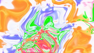 Organik Akış ile Akışkan Mermer Doku, Dalgalı Yapısı ile Soyut Sıvı Desen, Yumuşak Dönüşümlü Erimiş Yüzey Tasarımı, Mermer Efektli Psikedelik Girdap Dokuları