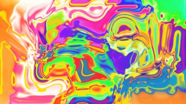 Organik Akış ile Akışkan Mermer Doku, Dalgalı Yapısı ile Soyut Sıvı Desen, Yumuşak Dönüşümlü Erimiş Yüzey Tasarımı, Mermer Efektli Psikedelik Girdap Dokuları