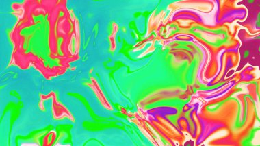 Organik Akış ile Akışkan Mermer Doku, Dalgalı Yapısı ile Soyut Sıvı Desen, Yumuşak Dönüşümlü Erimiş Yüzey Tasarımı, Mermer Efektli Psikedelik Girdap Dokuları