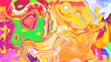 Organik Akış ile Akışkan Mermer Doku, Dalgalı Yapısı ile Soyut Sıvı Desen, Yumuşak Dönüşümlü Erimiş Yüzey Tasarımı, Mermer Efektli Psikedelik Girdap Dokuları