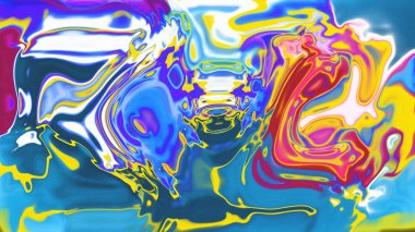 Organik Akış ile Akışkan Mermer Doku, Dalgalı Yapısı ile Soyut Sıvı Desen, Yumuşak Dönüşümlü Erimiş Yüzey Tasarımı, Mermer Efektli Psikedelik Girdap Dokuları