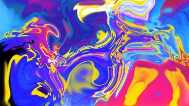 Organik Akış ile Akışkan Mermer Doku, Dalgalı Yapısı ile Soyut Sıvı Desen, Yumuşak Dönüşümlü Erimiş Yüzey Tasarımı, Mermer Efektli Psikedelik Girdap Dokuları