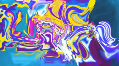 Organik Akış ile Akışkan Mermer Doku, Dalgalı Yapısı ile Soyut Sıvı Desen, Yumuşak Dönüşümlü Erimiş Yüzey Tasarımı, Mermer Efektli Psikedelik Girdap Dokuları