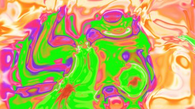 Organik Akış ile Akışkan Mermer Doku, Dalgalı Yapısı ile Soyut Sıvı Desen, Yumuşak Dönüşümlü Erimiş Yüzey Tasarımı, Mermer Efektli Psikedelik Girdap Dokuları