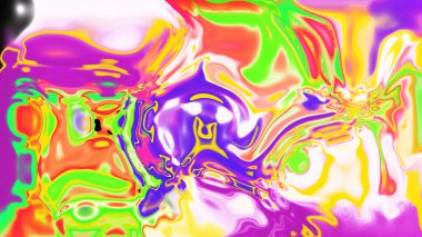 Organik Akış ile Akışkan Mermer Doku, Dalgalı Yapısı ile Soyut Sıvı Desen, Yumuşak Dönüşümlü Erimiş Yüzey Tasarımı, Mermer Efektli Psikedelik Girdap Dokuları