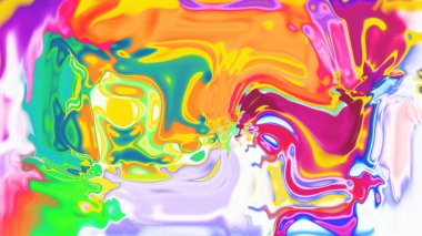 Organik Akış ile Akışkan Mermer Doku, Dalgalı Yapısı ile Soyut Sıvı Desen, Yumuşak Dönüşümlü Erimiş Yüzey Tasarımı, Mermer Efektli Psikedelik Girdap Dokuları