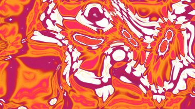 Organik Akış ile Akışkan Mermer Doku, Dalgalı Yapısı ile Soyut Sıvı Desen, Yumuşak Dönüşümlü Erimiş Yüzey Tasarımı, Mermer Efektli Psikedelik Girdap Dokuları