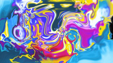 Organik Akış ile Akışkan Mermer Doku, Dalgalı Yapısı ile Soyut Sıvı Desen, Yumuşak Dönüşümlü Erimiş Yüzey Tasarımı, Mermer Efektli Psikedelik Girdap Dokuları