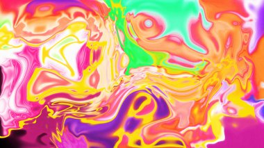 Organik Akış ile Akışkan Mermer Doku, Dalgalı Yapısı ile Soyut Sıvı Desen, Yumuşak Dönüşümlü Erimiş Yüzey Tasarımı, Mermer Efektli Psikedelik Girdap Dokuları