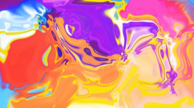 Organik Akış ile Akışkan Mermer Doku, Dalgalı Yapısı ile Soyut Sıvı Desen, Yumuşak Dönüşümlü Erimiş Yüzey Tasarımı, Mermer Efektli Psikedelik Girdap Dokuları