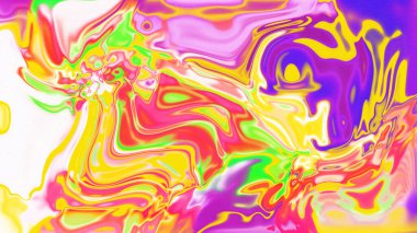 Organik Akış ile Akışkan Mermer Doku, Dalgalı Yapısı ile Soyut Sıvı Desen, Yumuşak Dönüşümlü Erimiş Yüzey Tasarımı, Mermer Efektli Psikedelik Girdap Dokuları