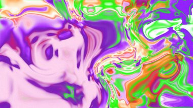 Organik Akış ile Akışkan Mermer Doku, Dalgalı Yapısı ile Soyut Sıvı Desen, Yumuşak Dönüşümlü Erimiş Yüzey Tasarımı, Mermer Efektli Psikedelik Girdap Dokuları