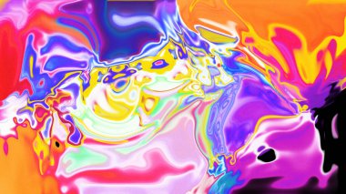 Organik Akış ile Akışkan Mermer Doku, Dalgalı Yapısı ile Soyut Sıvı Desen, Yumuşak Dönüşümlü Erimiş Yüzey Tasarımı, Mermer Efektli Psikedelik Girdap Dokuları