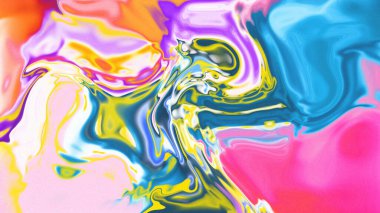 Organik Akış ile Akışkan Mermer Doku, Dalgalı Yapısı ile Soyut Sıvı Desen, Yumuşak Dönüşümlü Erimiş Yüzey Tasarımı, Mermer Efektli Psikedelik Girdap Dokuları