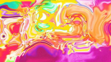 Organik Akış ile Akışkan Mermer Doku, Dalgalı Yapısı ile Soyut Sıvı Desen, Yumuşak Dönüşümlü Erimiş Yüzey Tasarımı, Mermer Efektli Psikedelik Girdap Dokuları