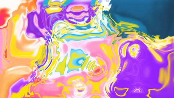 Organik Akış ile Akışkan Mermer Doku, Dalgalı Yapısı ile Soyut Sıvı Desen, Yumuşak Dönüşümlü Erimiş Yüzey Tasarımı, Mermer Efektli Psikedelik Girdap Dokuları