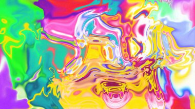 Organik Akış ile Akışkan Mermer Doku, Dalgalı Yapısı ile Soyut Sıvı Desen, Yumuşak Dönüşümlü Erimiş Yüzey Tasarımı, Mermer Efektli Psikedelik Girdap Dokuları