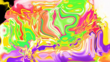 Organik Akış ile Akışkan Mermer Doku, Dalgalı Yapısı ile Soyut Sıvı Desen, Yumuşak Dönüşümlü Erimiş Yüzey Tasarımı, Mermer Efektli Psikedelik Girdap Dokuları