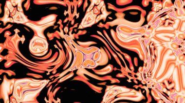 Organik Akış ile Akışkan Mermer Doku, Dalgalı Yapısı ile Soyut Sıvı Desen, Yumuşak Dönüşümlü Erimiş Yüzey Tasarımı, Mermer Efektli Psikedelik Girdap Dokuları