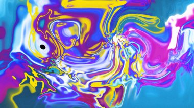 Organik Akış ile Akışkan Mermer Doku, Dalgalı Yapısı ile Soyut Sıvı Desen, Yumuşak Dönüşümlü Erimiş Yüzey Tasarımı, Mermer Efektli Psikedelik Girdap Dokuları