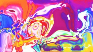 Organik Akış ile Akışkan Mermer Doku, Dalgalı Yapısı ile Soyut Sıvı Desen, Yumuşak Dönüşümlü Erimiş Yüzey Tasarımı, Mermer Efektli Psikedelik Girdap Dokuları