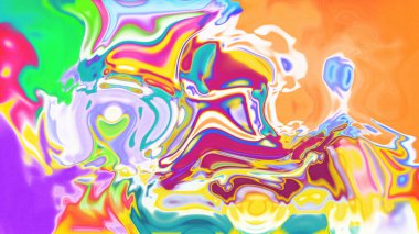 Organik Akış ile Akışkan Mermer Doku, Dalgalı Yapısı ile Soyut Sıvı Desen, Yumuşak Dönüşümlü Erimiş Yüzey Tasarımı, Mermer Efektli Psikedelik Girdap Dokuları