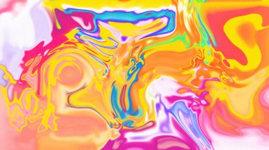 Organik Akış ile Akışkan Mermer Doku, Dalgalı Yapısı ile Soyut Sıvı Desen, Yumuşak Dönüşümlü Erimiş Yüzey Tasarımı, Mermer Efektli Psikedelik Girdap Dokuları