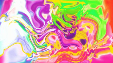 Organik Akış ile Akışkan Mermer Doku, Dalgalı Yapısı ile Soyut Sıvı Desen, Yumuşak Dönüşümlü Erimiş Yüzey Tasarımı, Mermer Efektli Psikedelik Girdap Dokuları