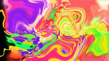 Organik Akış ile Akışkan Mermer Doku, Dalgalı Yapısı ile Soyut Sıvı Desen, Yumuşak Dönüşümlü Erimiş Yüzey Tasarımı, Mermer Efektli Psikedelik Girdap Dokuları