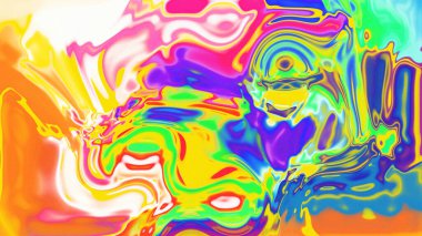 Organik Akış ile Akışkan Mermer Doku, Dalgalı Yapısı ile Soyut Sıvı Desen, Yumuşak Dönüşümlü Erimiş Yüzey Tasarımı, Mermer Efektli Psikedelik Girdap Dokuları