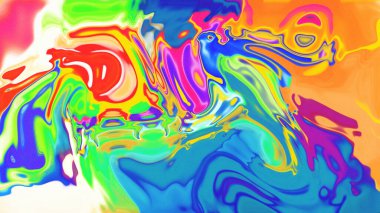 Organik Akış ile Akışkan Mermer Doku, Dalgalı Yapısı ile Soyut Sıvı Desen, Yumuşak Dönüşümlü Erimiş Yüzey Tasarımı, Mermer Efektli Psikedelik Girdap Dokuları