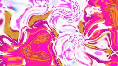 Organik Akış ile Akışkan Mermer Doku, Dalgalı Yapısı ile Soyut Sıvı Desen, Yumuşak Dönüşümlü Erimiş Yüzey Tasarımı, Mermer Efektli Psikedelik Girdap Dokuları