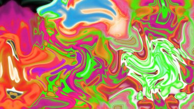 Organik Akış ile Akışkan Mermer Doku, Dalgalı Yapısı ile Soyut Sıvı Desen, Yumuşak Dönüşümlü Erimiş Yüzey Tasarımı, Mermer Efektli Psikedelik Girdap Dokuları