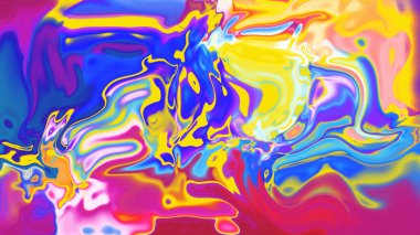 Organik Akış ile Akışkan Mermer Doku, Dalgalı Yapısı ile Soyut Sıvı Desen, Yumuşak Dönüşümlü Erimiş Yüzey Tasarımı, Mermer Efektli Psikedelik Girdap Dokuları