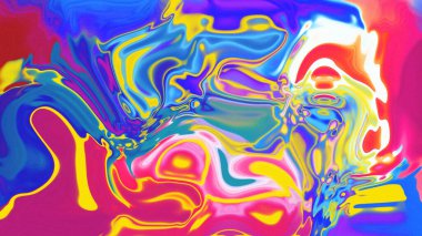 Organik Akış ile Akışkan Mermer Doku, Dalgalı Yapısı ile Soyut Sıvı Desen, Yumuşak Dönüşümlü Erimiş Yüzey Tasarımı, Mermer Efektli Psikedelik Girdap Dokuları